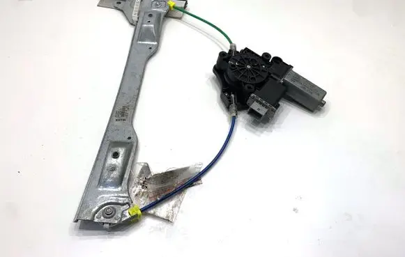Opel Corsa E Front door window regulator with motor 13447038