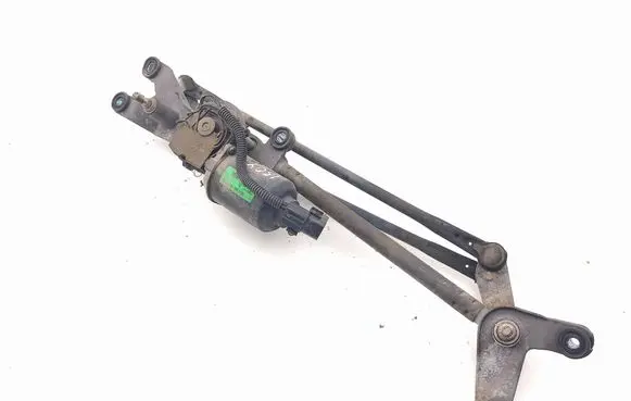 Front wiper linkage and motor