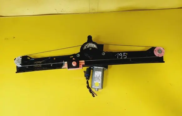 Fiat Grande Punto Front door window regulator with motor 51765575