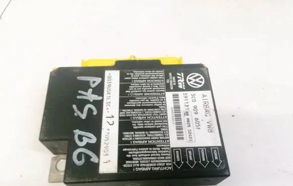 Volkswagen PASSAT B6 Airbag control unit/module 3C0909605F 391121