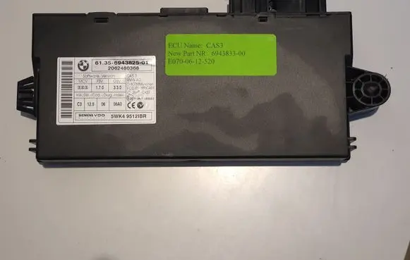 BMW X5 E70 CAS control unit/module 6135694382501 694383300 5WK49512IBR