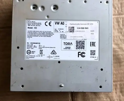 Volkswagen ID.3 Navigation unit CD/DVD player 11A035063 290820250702