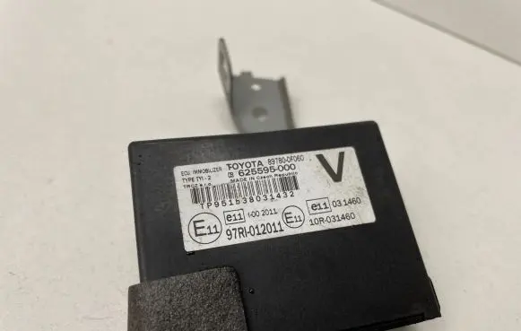 Toyota Verso Immobilizer control unit/module 897800F060 625595000 97RI012011