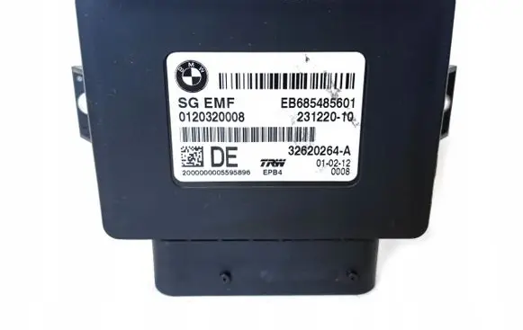 BMW 5 F10 F11 Hand brake control module 32620264