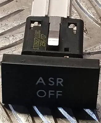 Volkswagen Caddy Traction control (ASR) switch 1T0827118C