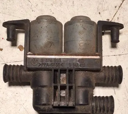 Coolant heater control valve