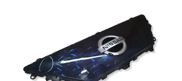 Nissan Leaf II (ZE1) Front bumper upper radiator grill 620725SK0D