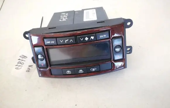 Cadillac CTS Climate control unit 15861855 mx237000-2270