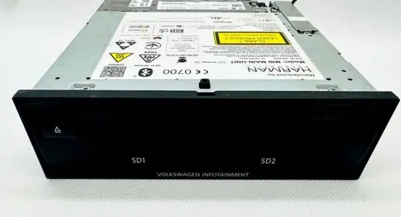 Volkswagen Touareg I Head unit multimedia control 5G0035020D 5G0035020E A854B2EAA59F