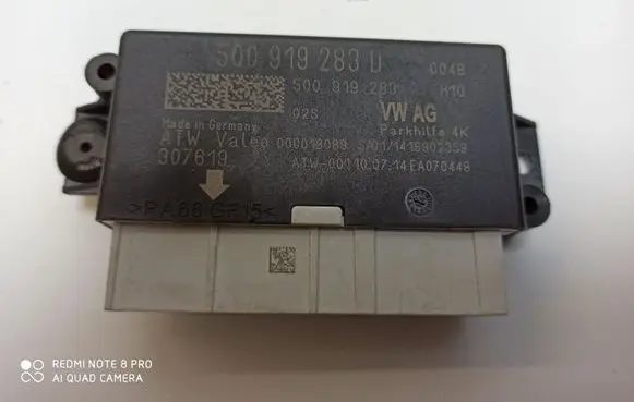 Skoda Octavia Mk3 (5E) Parking PDC control unit/module 5Q0919283D 5Q0919283