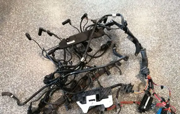 BMW X5 E70 Engine installation wiring loom 53781210 7801726
