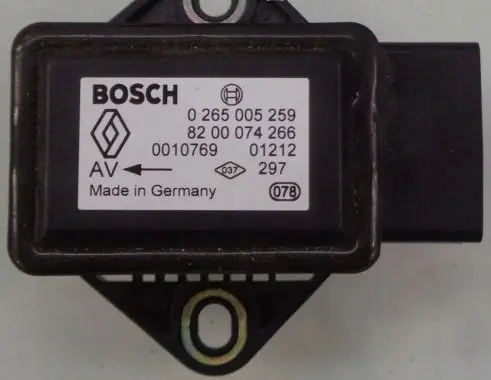 Renault Scenic I ESP acceleration yaw rate sensor 5744779