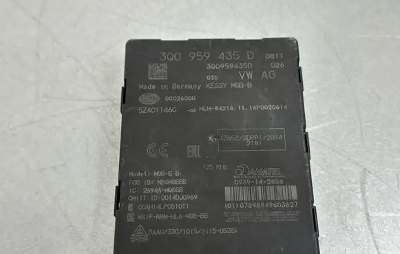 Volkswagen PASSAT B8 Keyless (KESSY) go control unit/module 3Q0959435D