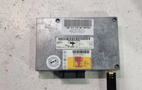 Audi A6 S6 C6 4F Bluetooth control unit module 4E0910336 4E0862335 1997564