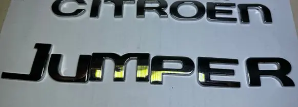Citroen Jumper Rear loading door model letters 1612024580 1612912780
