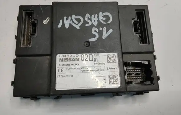 Nissan Qashqai Comfort/convenience module 284B2JD02D 5WK49372