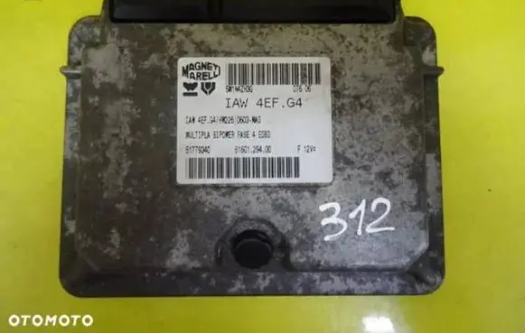 Fiat Multipla Engine control unit/module IAW4EFG4