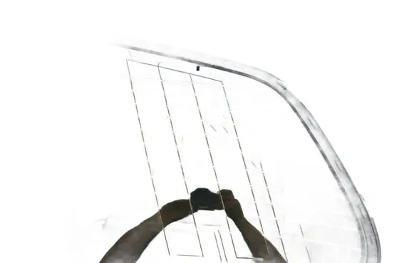 Volkswagen Touareg II Front triangle window/glass 43R00049