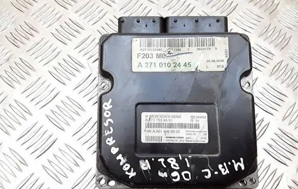 Mercedes-Benz C W203 Engine control unit/module A2711534591 A0014466902