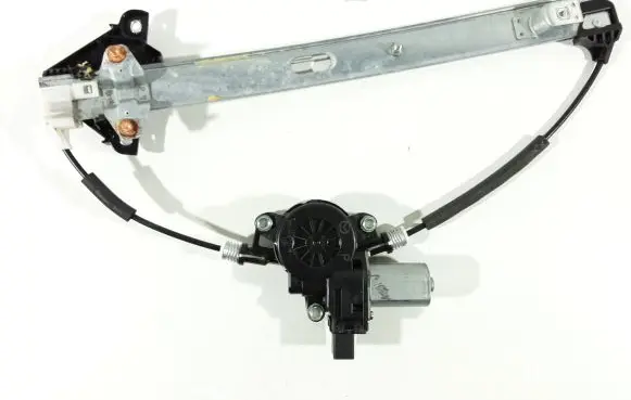 Front door window regulator with motor