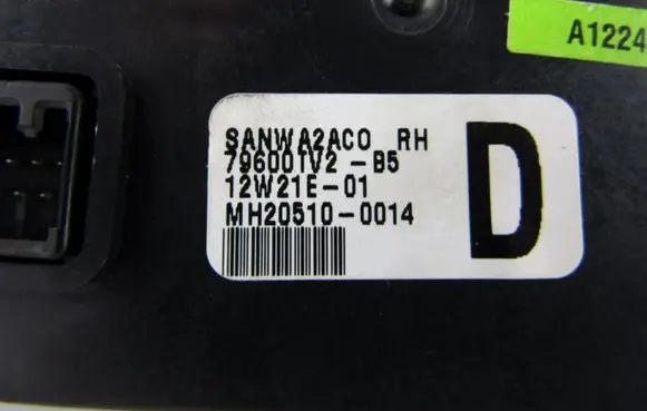 Honda Civic IX Climate control unit 79600TV2B5
