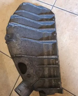 Audi A6 S6 C4 4A Heat shield in engine bay 053129597D