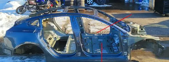 Tesla Model 3 Front quarter panel