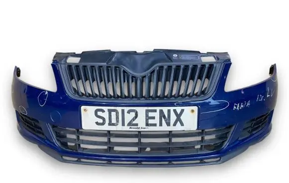 Skoda Fabia Mk2 (5J) Front bumper 5J0807221D 5J0853668B 5J0807368A