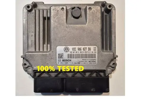Volkswagen Touran II Engine control unit/module 03C906027BQ 0261S06113 03C907309B