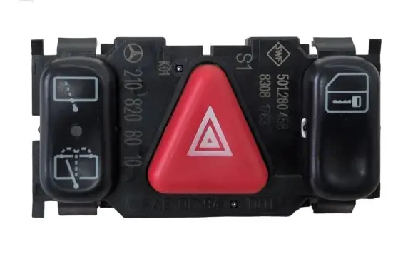 Mercedes-Benz E W210 Hazard light switch 2108208010 83081763 501280458