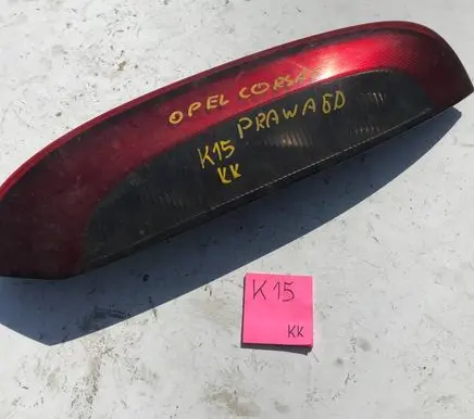 Opel Corsa C Rear/tail lights 09114337