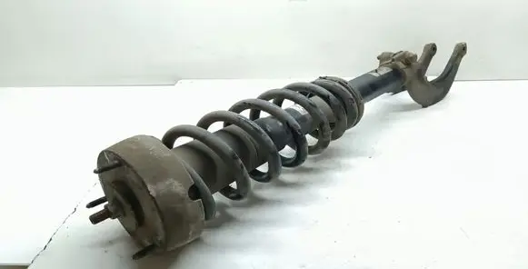 Front shock absorber with coil spring