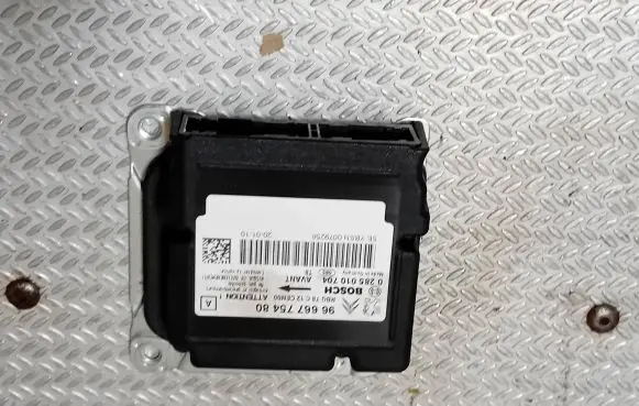 Peugeot 3008 I Airbag control unit/module 9666775480 0285010704