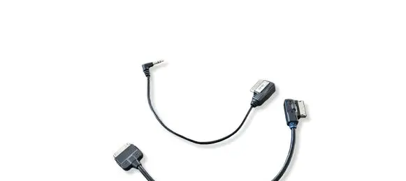 Volkswagen Touareg II AUX in-socket connector 7P6035443 5N0035554B