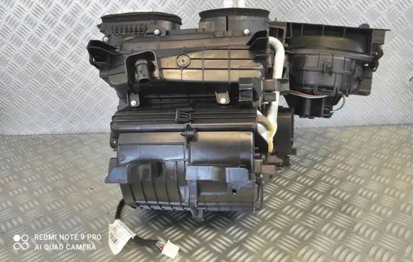 Interior heater climate box assembly