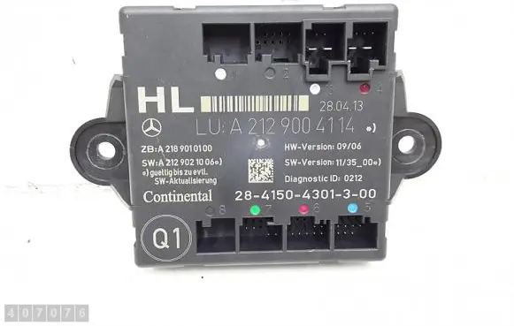 Mercedes-Benz E C207 W207 Door control unit/module