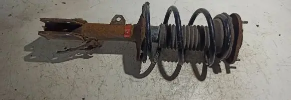 Front shock absorber with coil spring