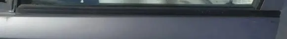 Chevrolet Aveo Front door glass trim molding 