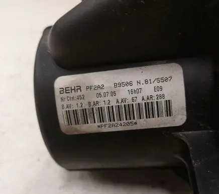 Citroen C4 I Heater fan/blower B9506 PF2A2