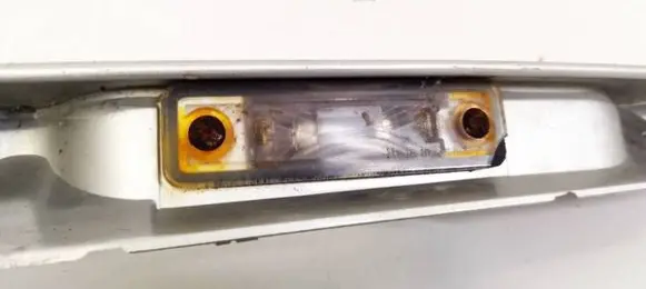 Number plate light