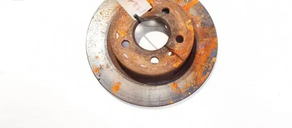 Renault Laguna I Rear brake disc neventiliuojamas