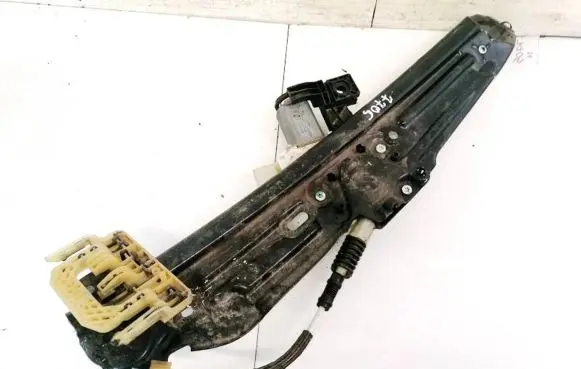 Sliding door window regulator with motor