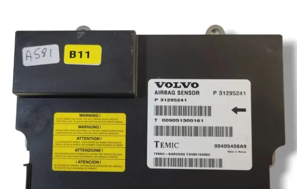 Volvo XC60 Airbag control unit/module 00405408A9 009051300161 31295241
