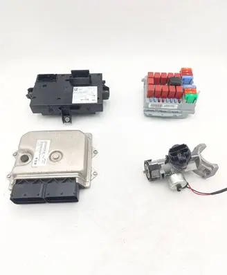 Fiat Ducato Engine ECU kit and lock set 52127147 BC0171436C F34EECDCV