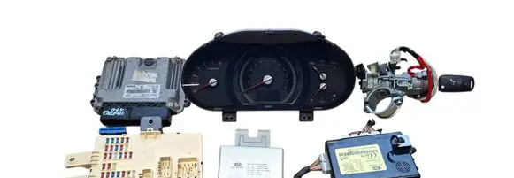 KIA Sportage Engine ECU kit and lock set 0281017695 391202A051 919503W040