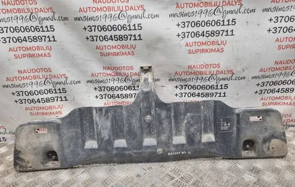 Volkswagen PASSAT B7 Rear bumper underbody cover/under tray 3C0501713A 3C0501713