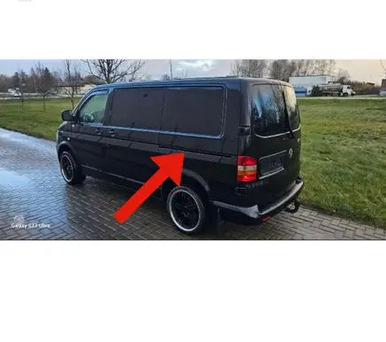 Volkswagen Transporter - Caravelle T5 Sliding door rail trim 7H1843795 7H1843795F