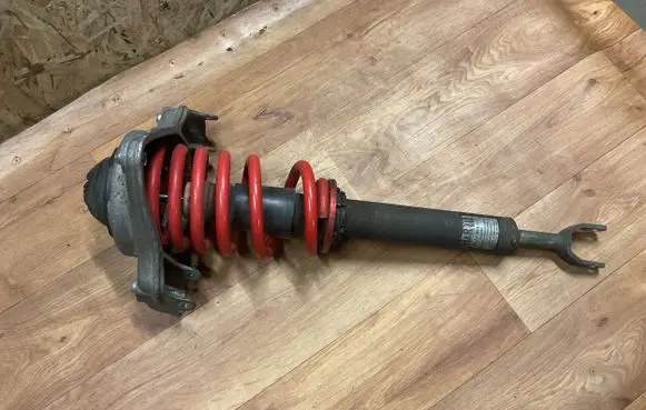 Audi A6 S6 C6 4F Front shock absorber with coil spring 4F0412377D