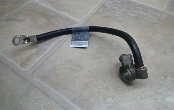 Mercedes-Benz B W245 Negative earth cable (battery) A2205400031