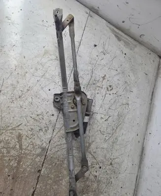Front wiper linkage and motor